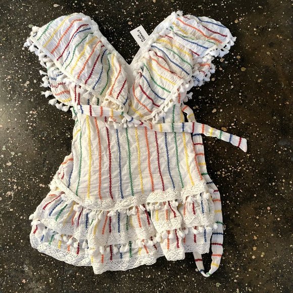 Place Nationale Tende Wing Sleeve Mini Dress S - Picture 1 of 9